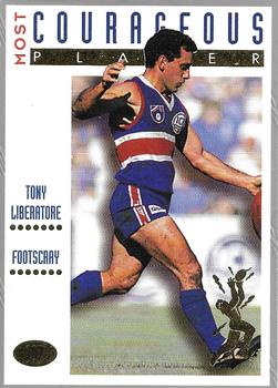 1994 AFL Sensation #107 Tony Liberatore Front